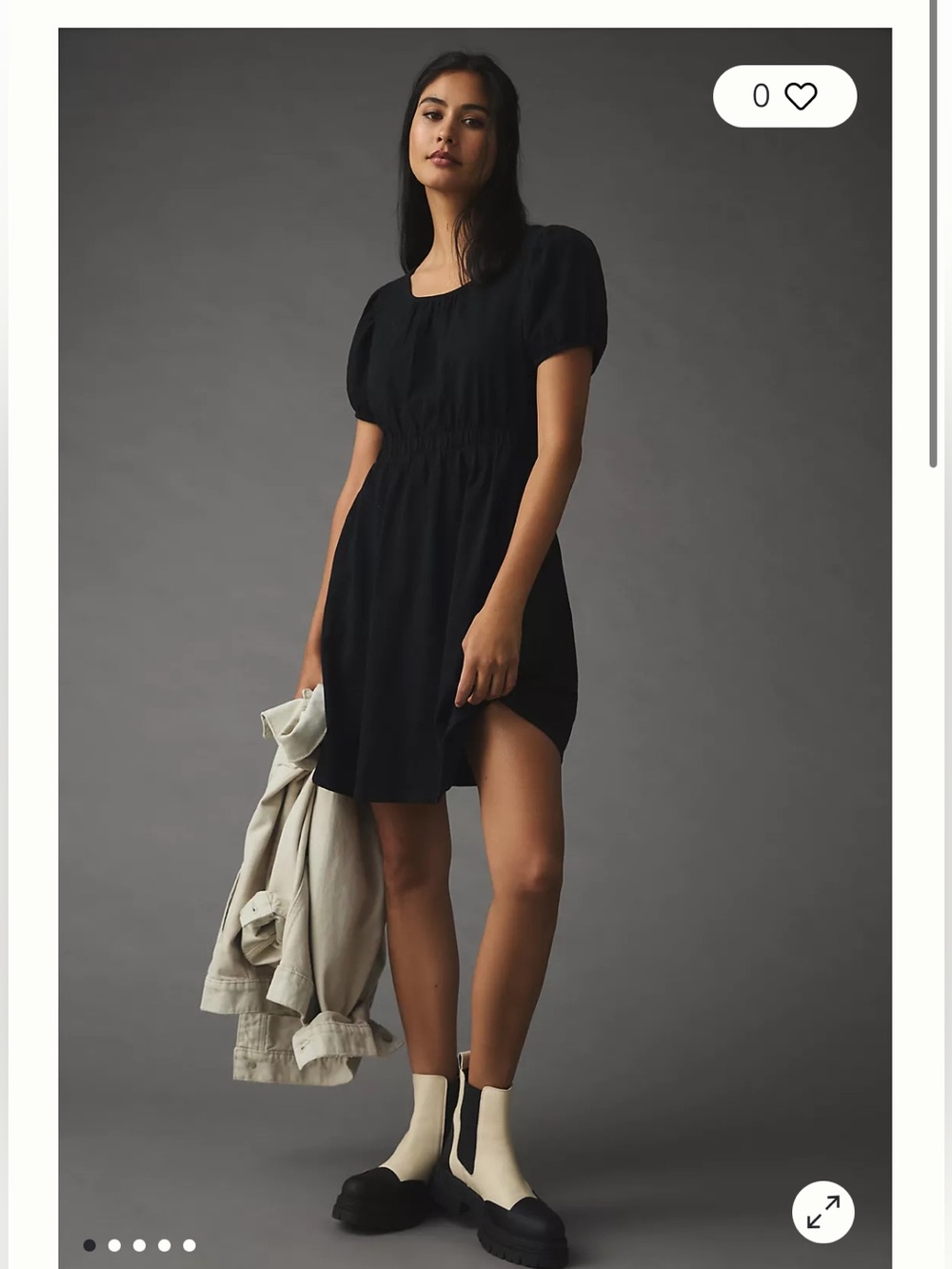 Daily Practice by Anthropologie Cap-Sleeve Dress
